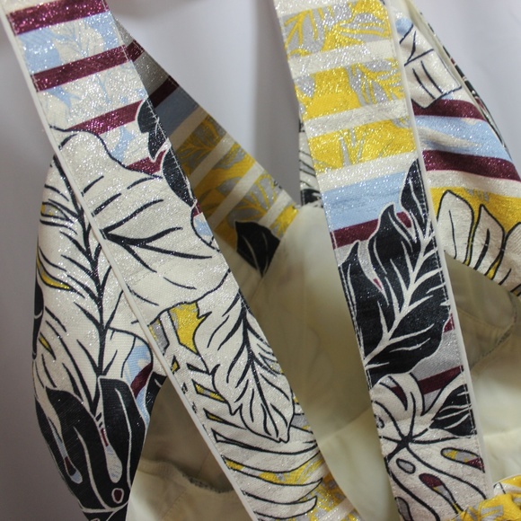 H&M shimmer silver dress Size 14 - Picture 7 of 7